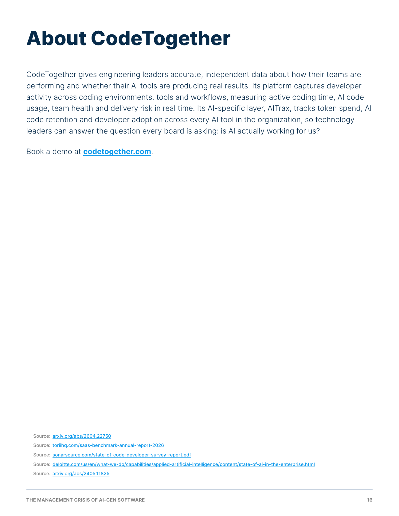 The Management Crisis of AI-Gen Software, page 17 of 17